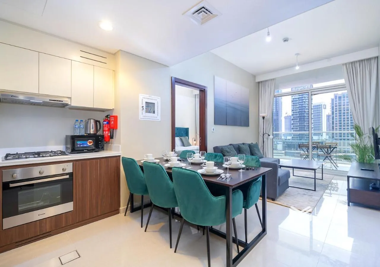 公寓 Luke Stays -Damac Vera Residences 迪拜